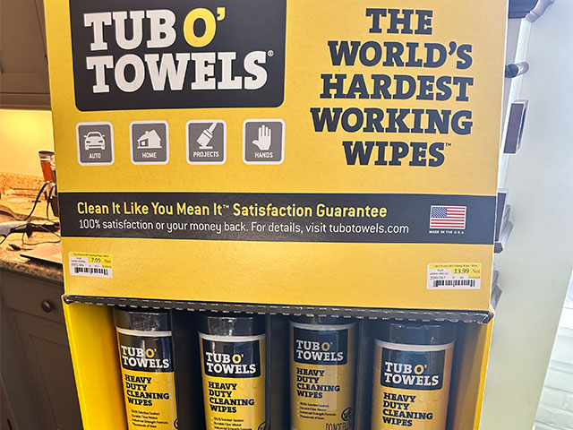 TUB O' TOWELS CLEAN WIPES