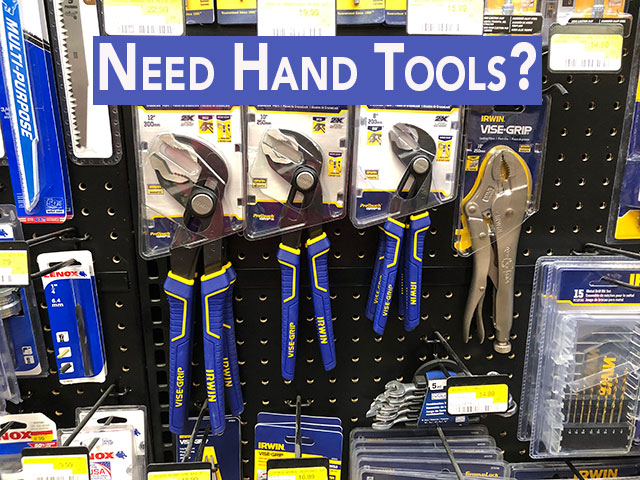 Need Hand Tools?